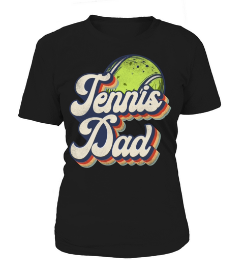 Funny Tennis Player Racket Retro Women's T-Shirt