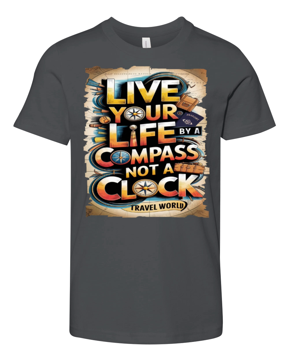 Travel Quote to get inspired N17 Youth Unisex Jersey Tee