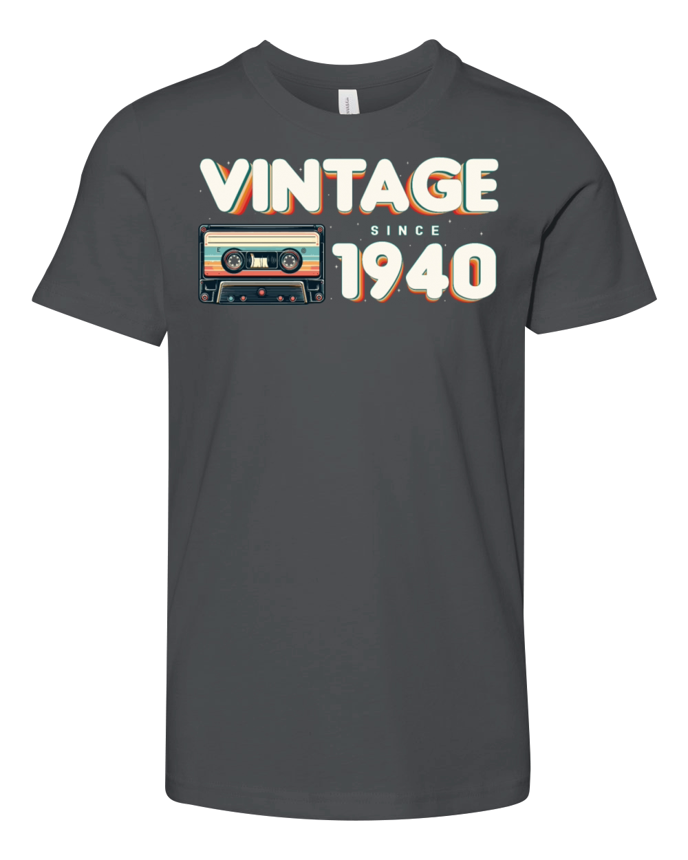 Vintage 1940 Retro Vintage Nostalgic Birthday Youth Unisex Jersey Tee