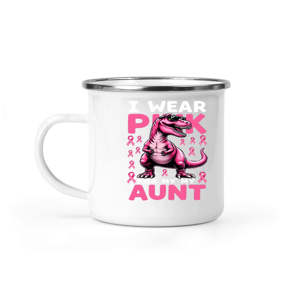Breast Cancer Pink Awareness Design Camping Mug