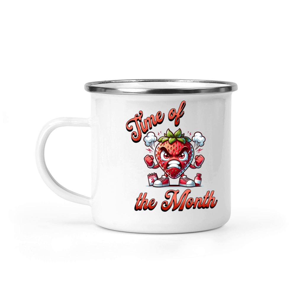 Time of the Month Periode Menstruation Theme Camping Mug