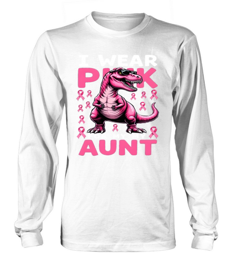 Breast Cancer Pink Awareness Design Long sleeved Unisex