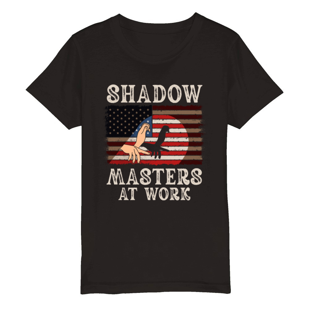 Shadow Puppetry World Enchantment Organic Kids Crewneck T-shirt