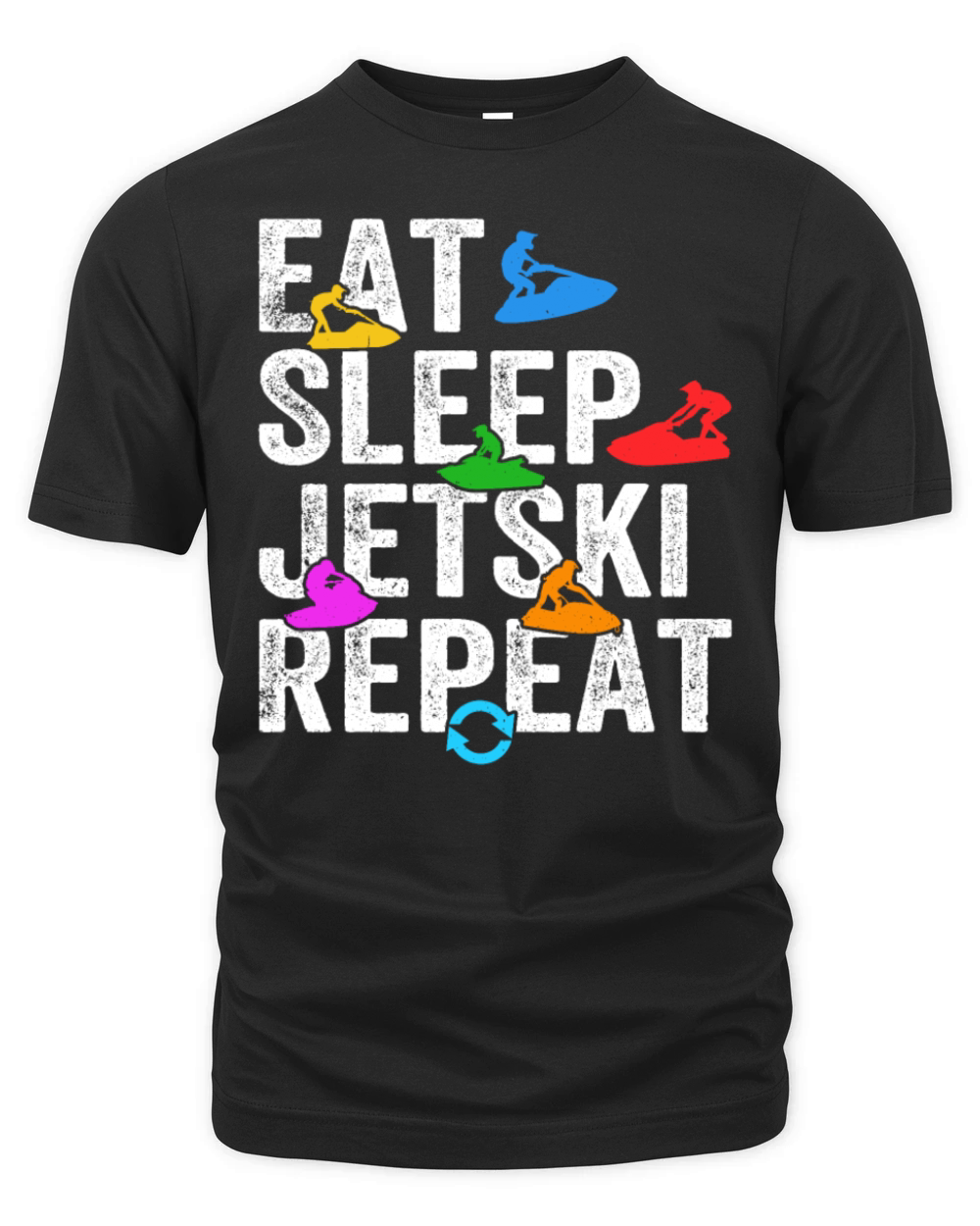 Eat Sleep Jetski Repeat - Jetskiing Jetski Lover Organic Unisex T-shirt