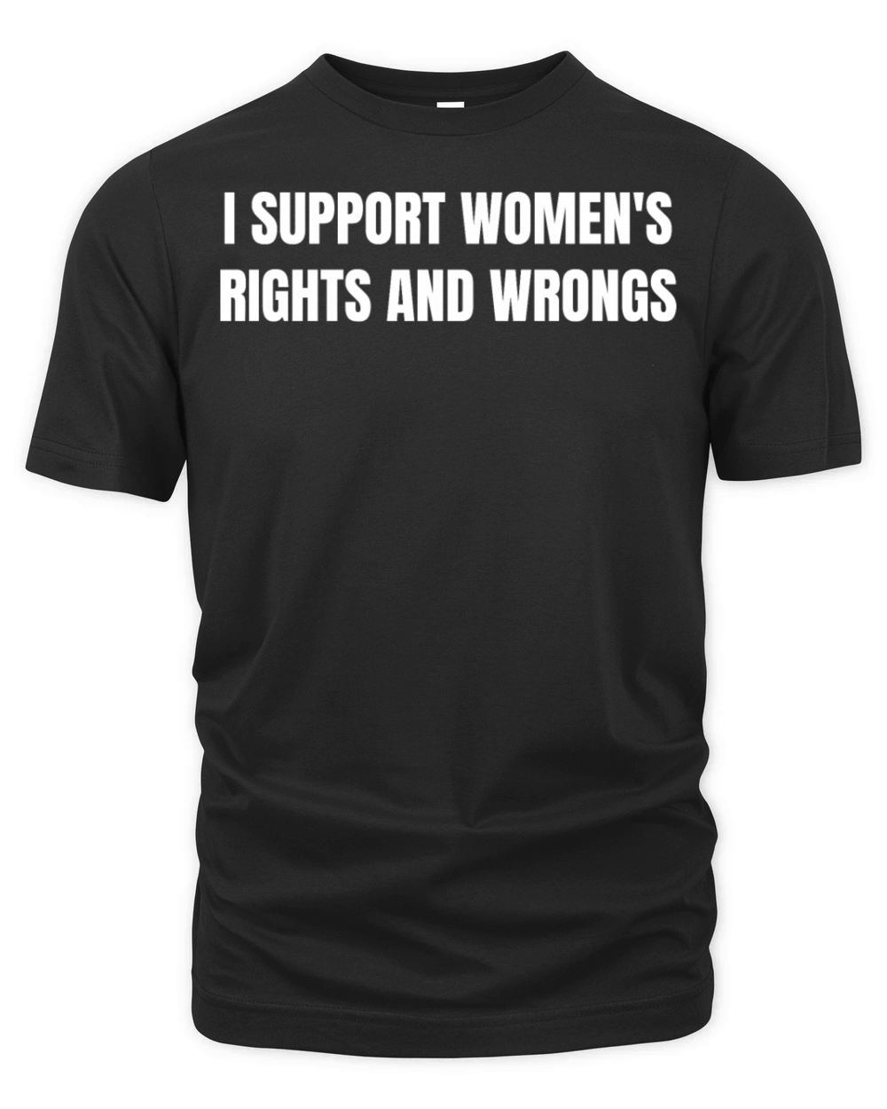 I Support Womens Rights And Wrongs Organic Unisex T-shirt