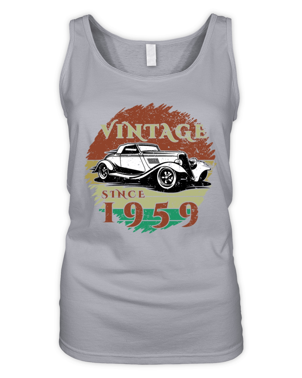 65th birthday Classic Car - Vintage since 1959 Organic Women's Tank Top