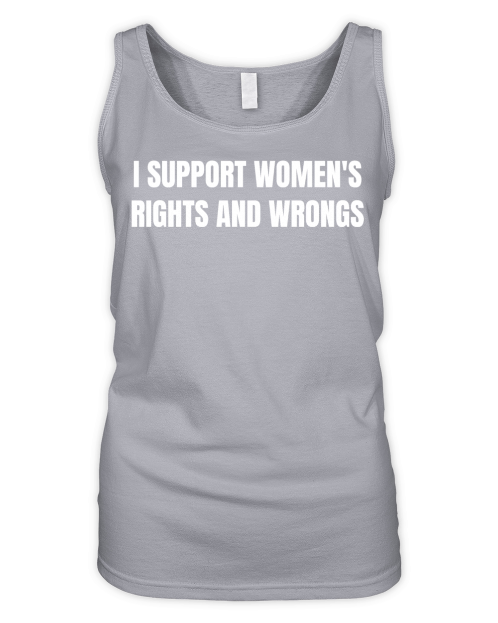 I Support Womens Rights And Wrongs Organic Women's Tank Top