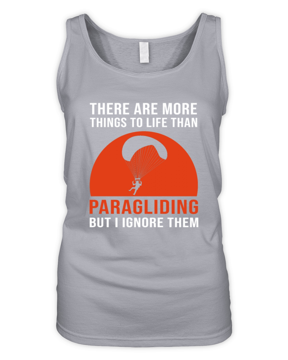 Paraglider More Things To Life Than Paragliding Organic Women's Tank Top