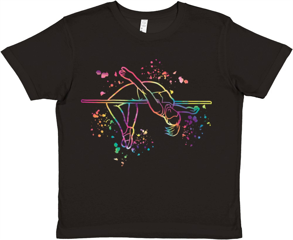 High Jumper High Jumping High Jump Premium Kids Crewneck T-shirt