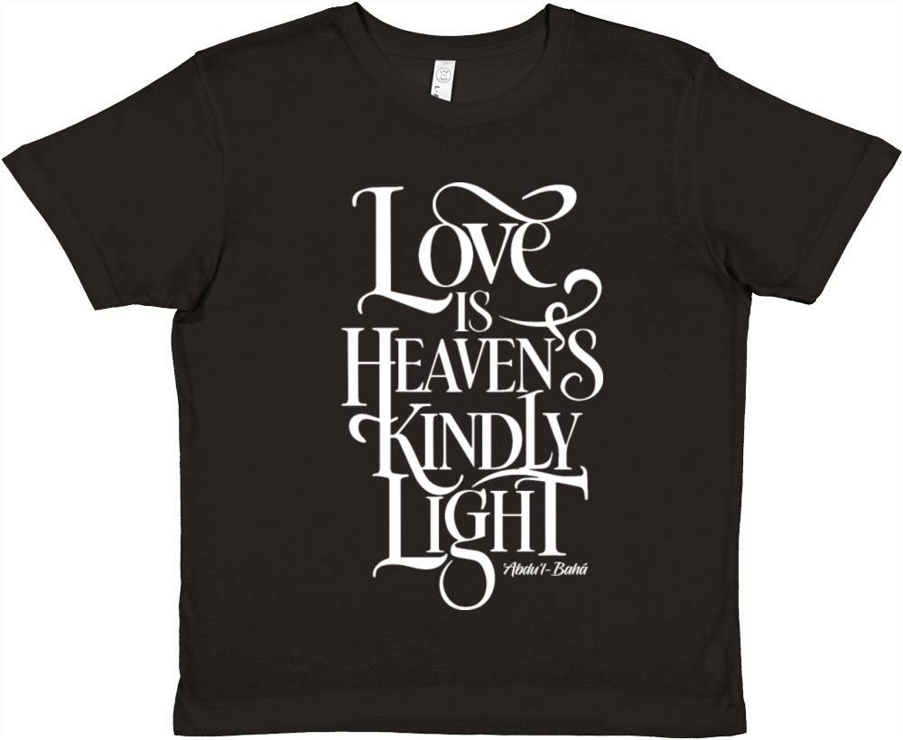Love is Heaven’s Kindly Light - Bahai Faith Premium Kids Crewneck T-shirt