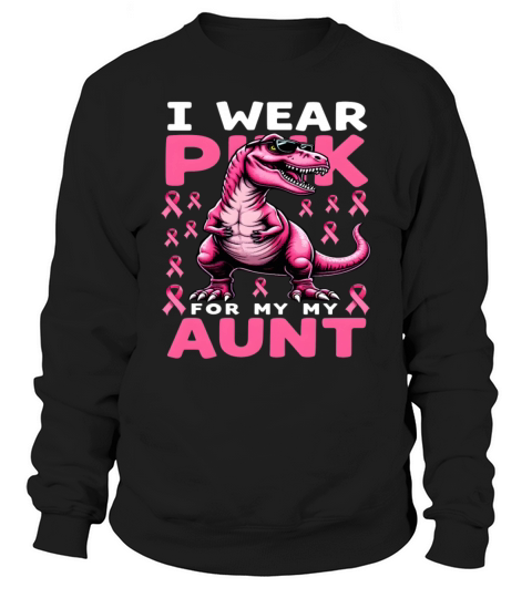 Breast Cancer Pink Awareness Design Sweatshirt Unisex