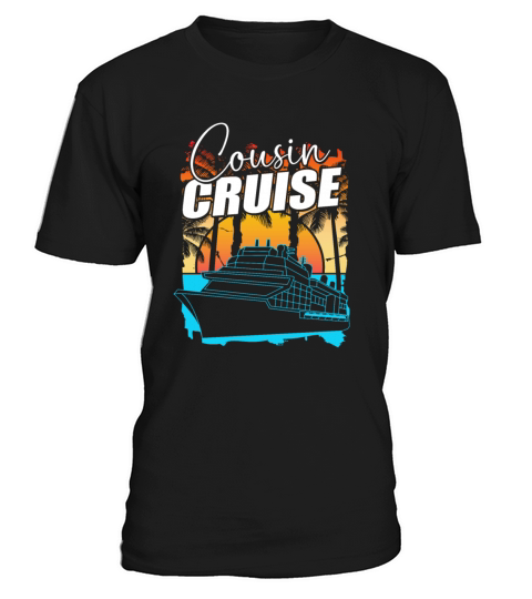 Retro Summer Tropical Beach Vacation Cousin Cruise T-Shirt Unisex