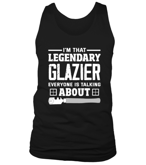 Funny Glazier Gift Tank Top Unisex