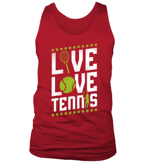 Funny Tennis Player Racket Girl Tank Top Unisex