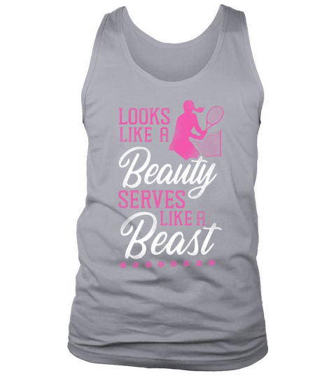 Funny Tennis Player Racket Girl Tank Top Unisex