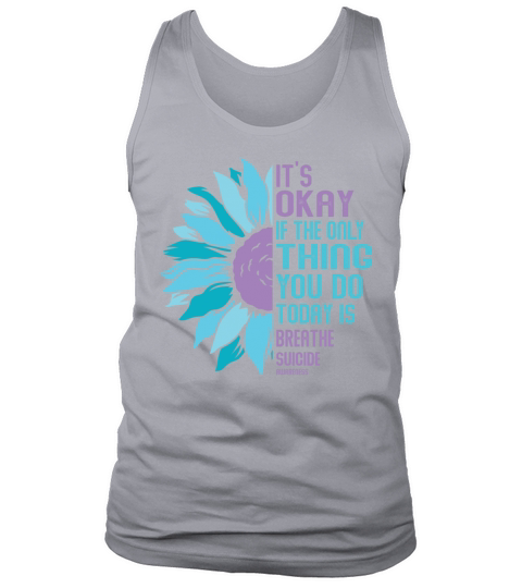 Mental Health Warrior Purple and Teal Tank Top Unisex