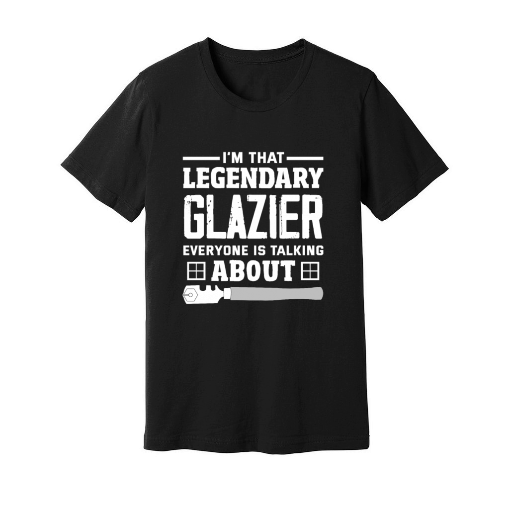 Funny Glazier Gift Unisex Jersey Tee