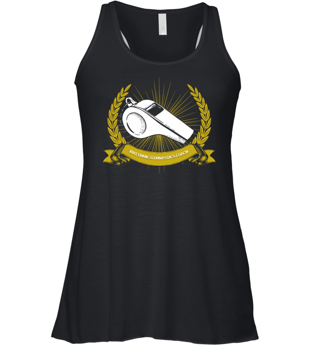 Rhythmic Gymnastics Coach Gymnast Funny Sports Hum Women's Flowy Tank Top