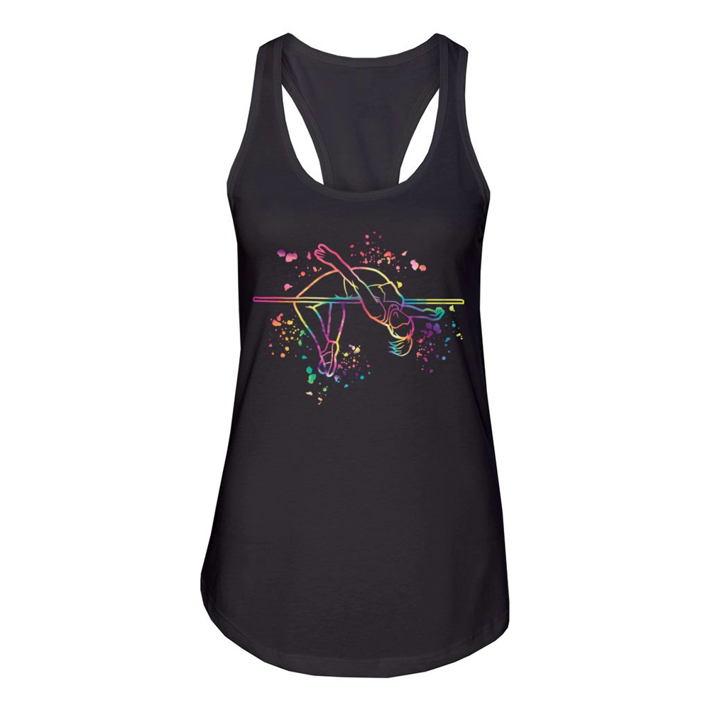 High Jumper High Jumping High Jump Women's Racerback Tank