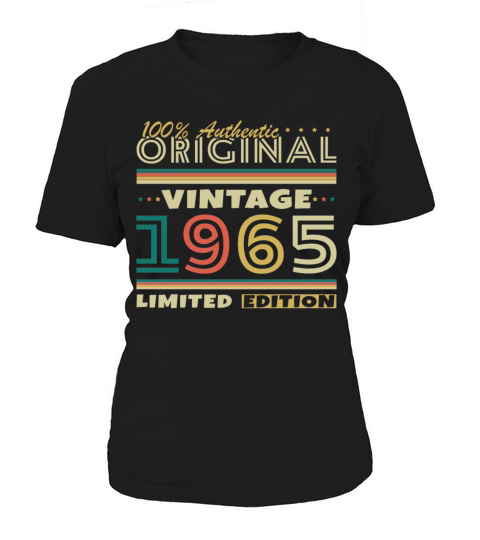 60 Years 1965 Vintage Retro Birthday Gift Women's T-Shirt