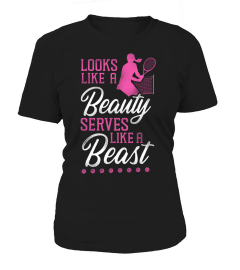 Funny Tennis Player Racket Girl Women's T-Shirt