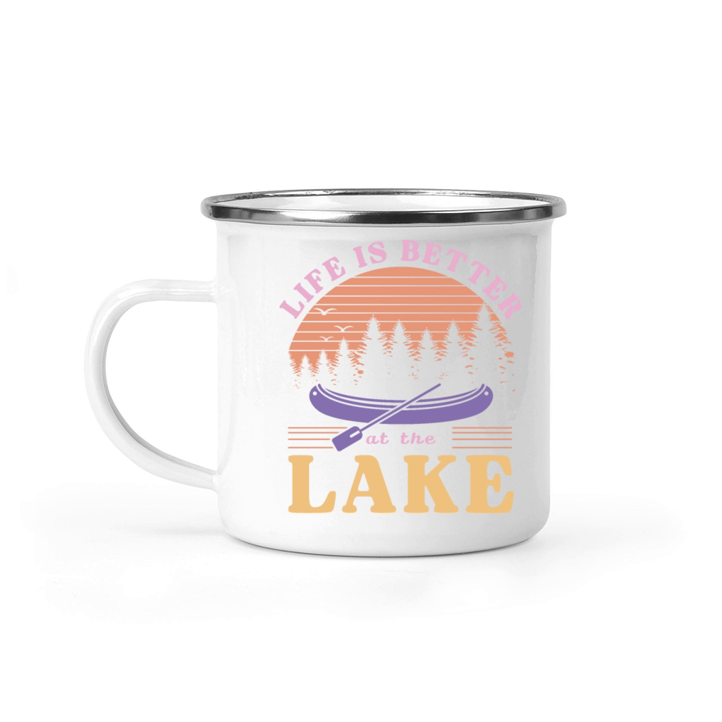 Life Is Better At The Lake Camping Mug