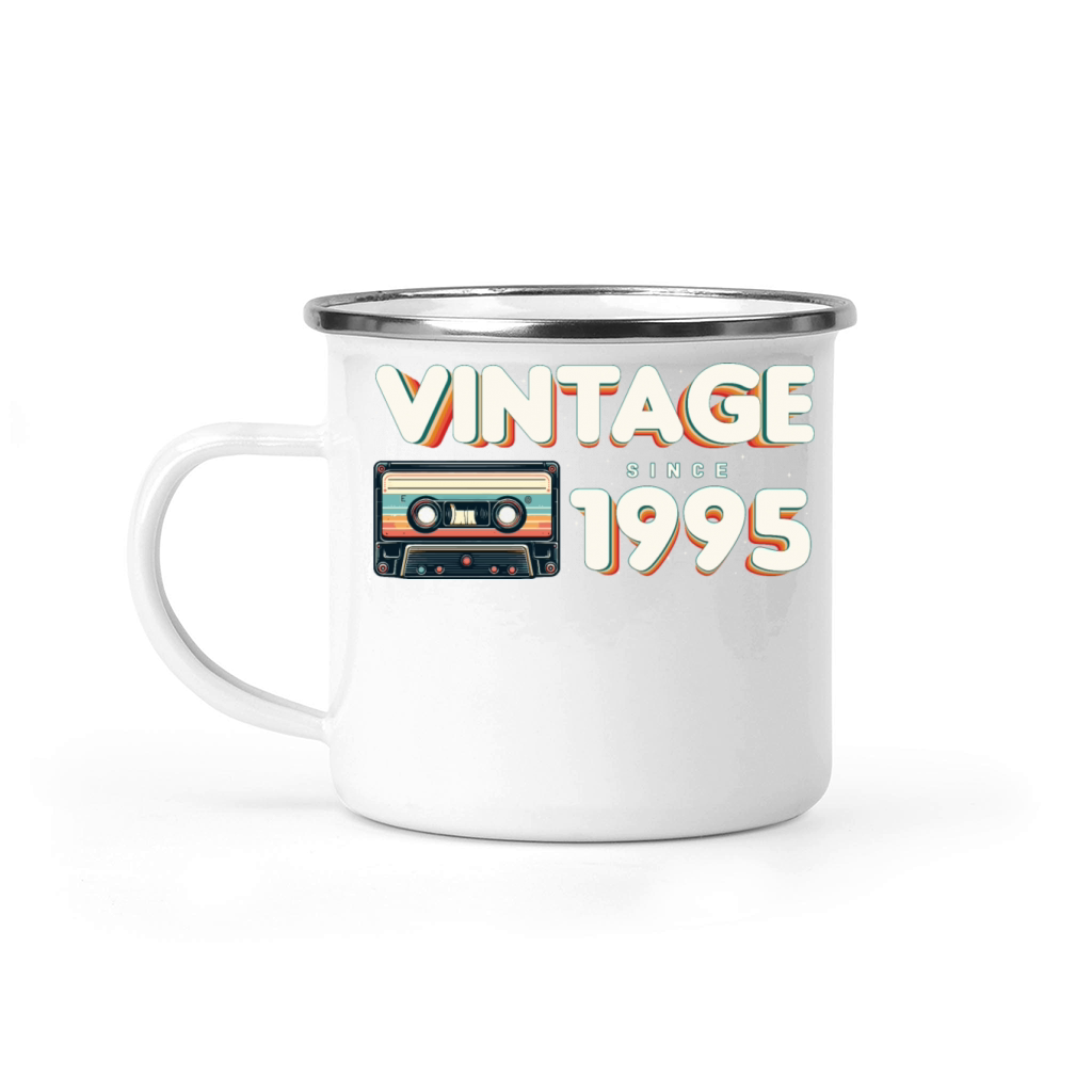 Retro Vintage 1995 Nostalgic Birthday Men Women Camping Mug