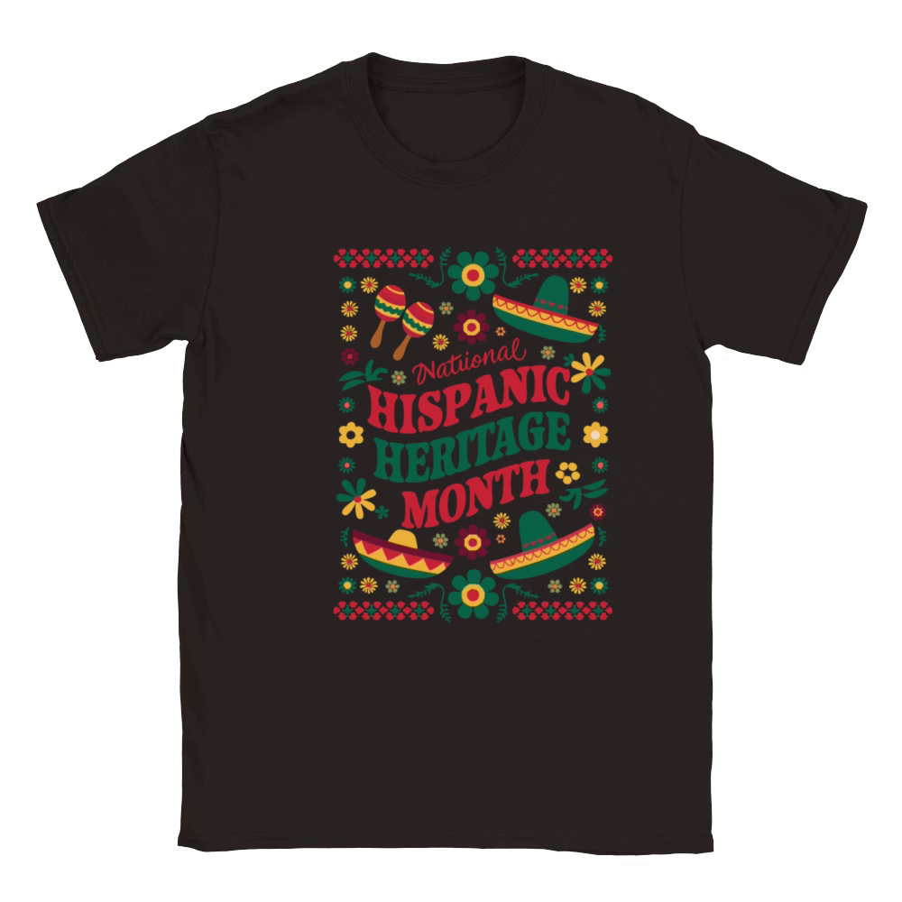 Celebrate National Hispanic Heritage Month Classic Kids Crewneck T-shirt