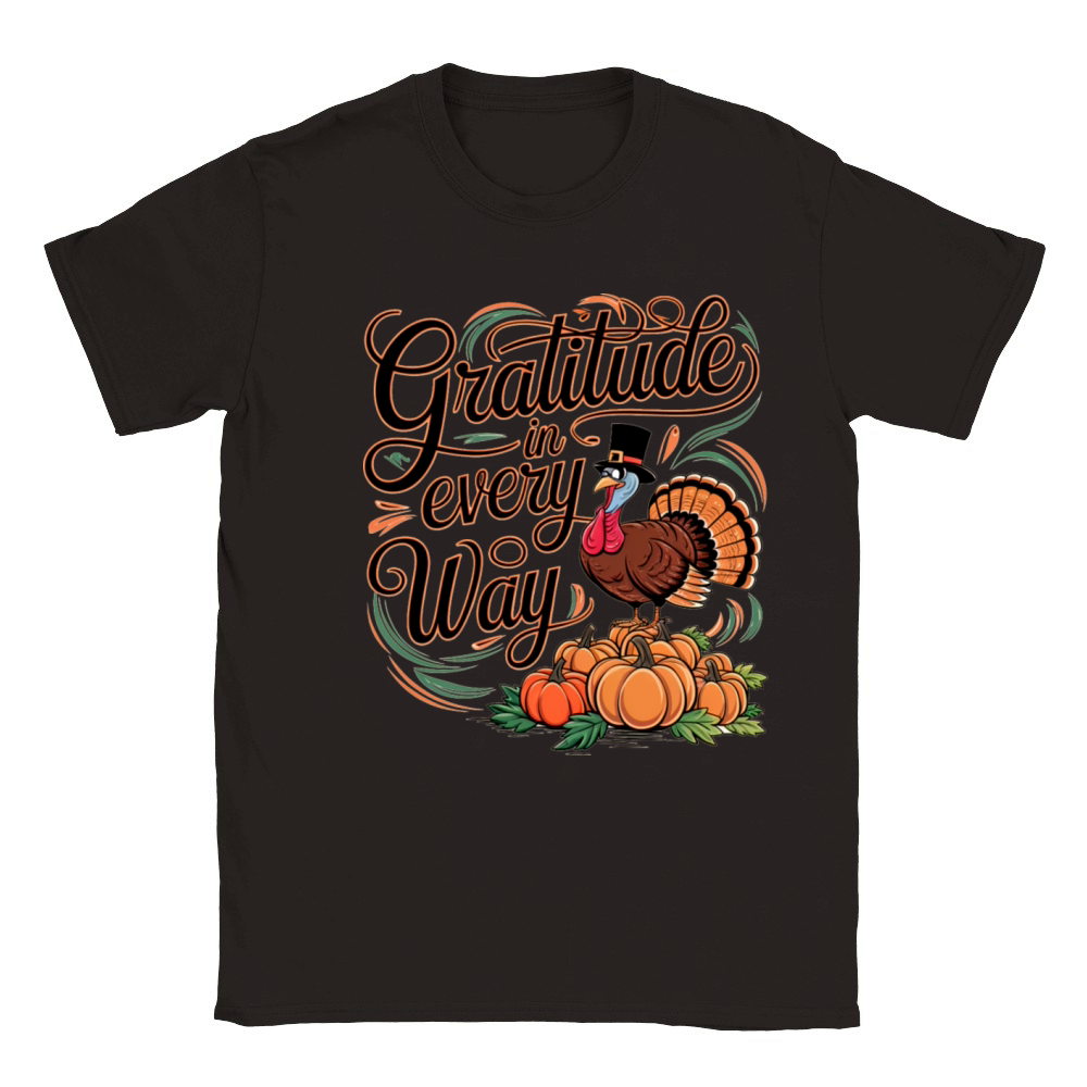 Gratitude in Every Way Classic Kids Crewneck T-shirt
