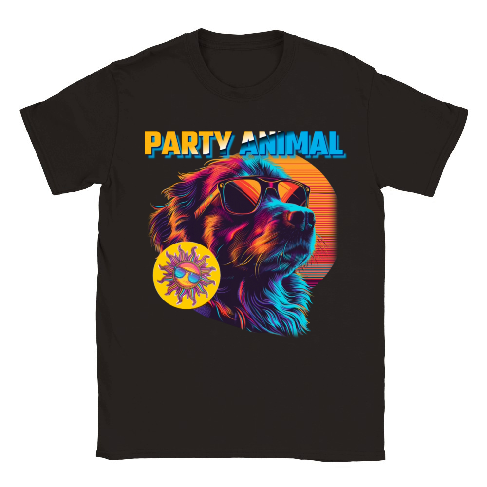 Party Animal Vintage Classic Kids Crewneck T-shirt