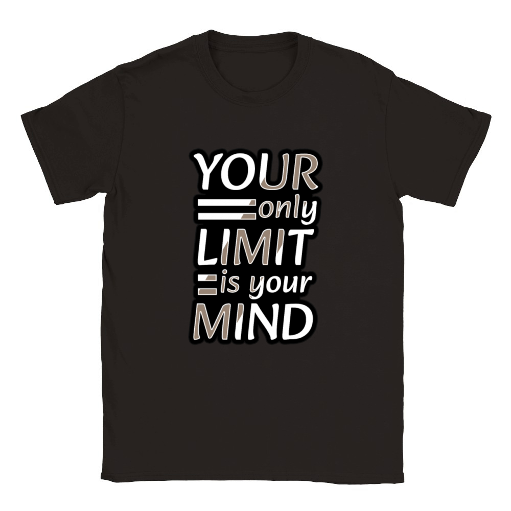 Your Only Limit is Your Mind - Motivational Design Classic Kids Crewneck T-shirt