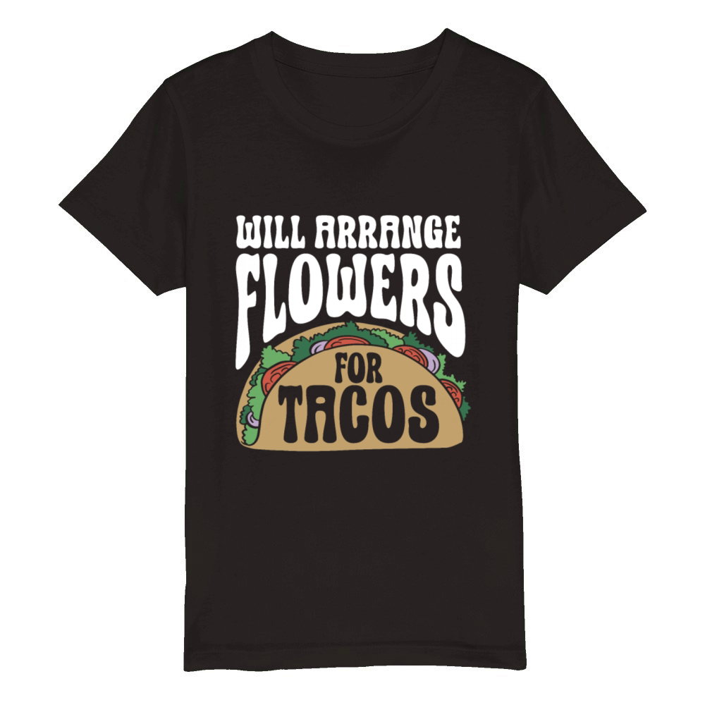 Florist Floral Flower Floristry Organic Kids Crewneck T-shirt