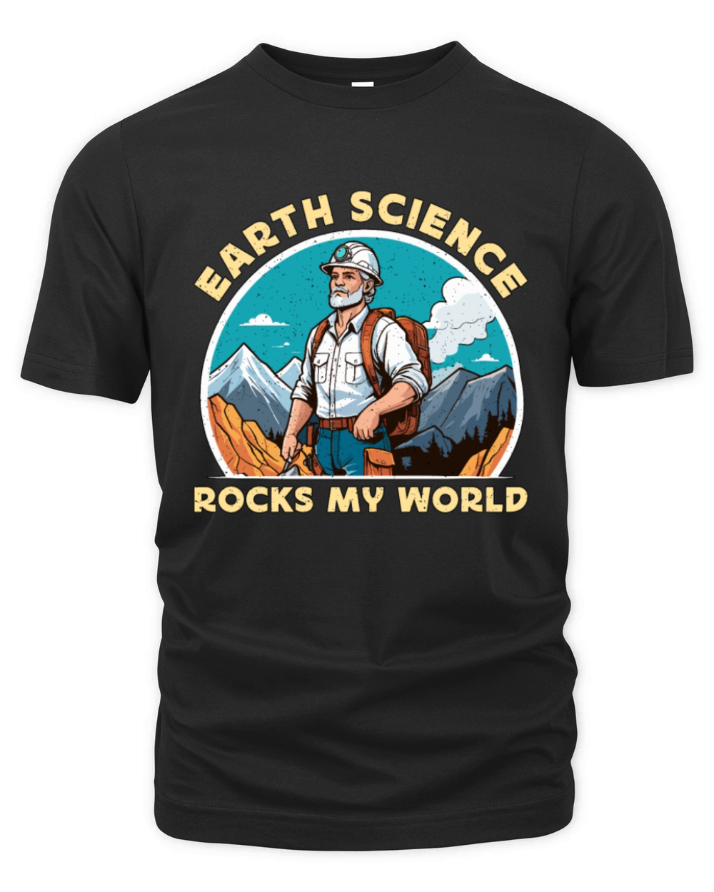 Geologist Earth Science Rocks My World Scientist Organic Unisex T-shirt