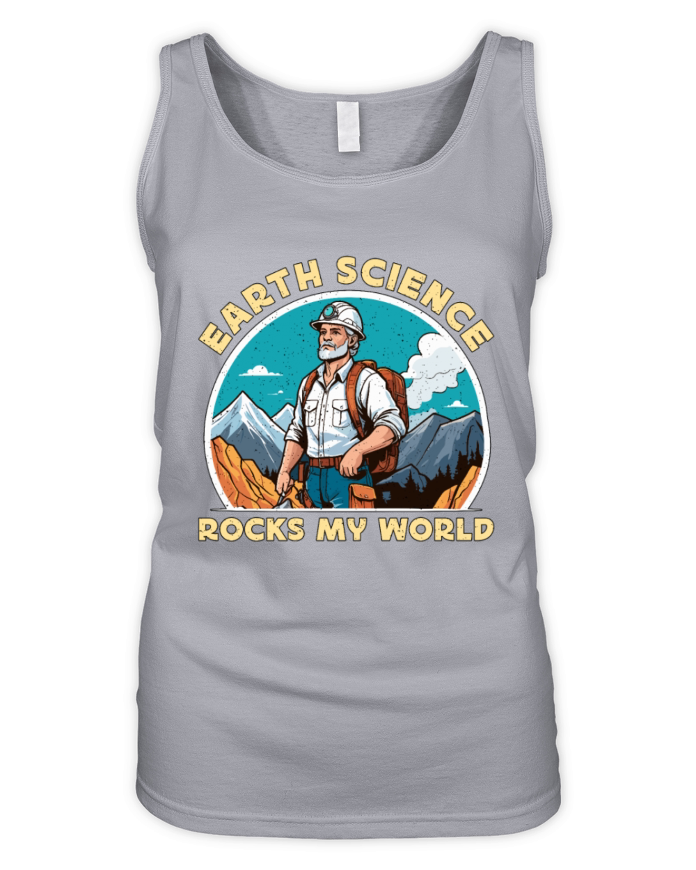 Geologist Earth Science Rocks My World Scientist Organic Women's Tank Top