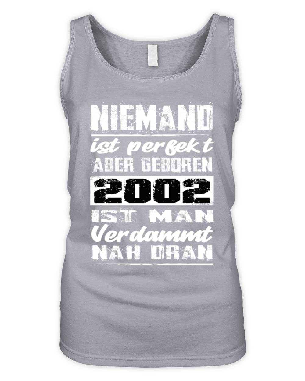 Nobody Is Perfect But Born 2002 Birthday Organic Women's Tank Top