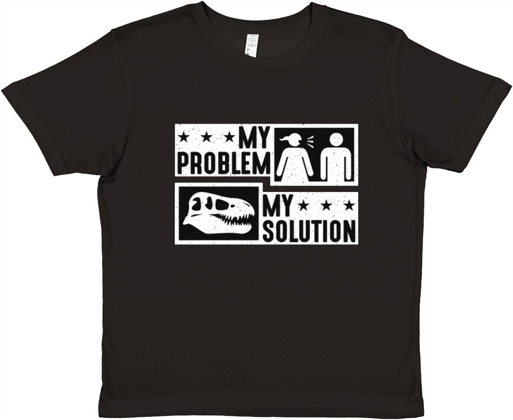Paleontologist My Problem My Pictogram Dad Mom Premium Kids Crewneck T-shirt