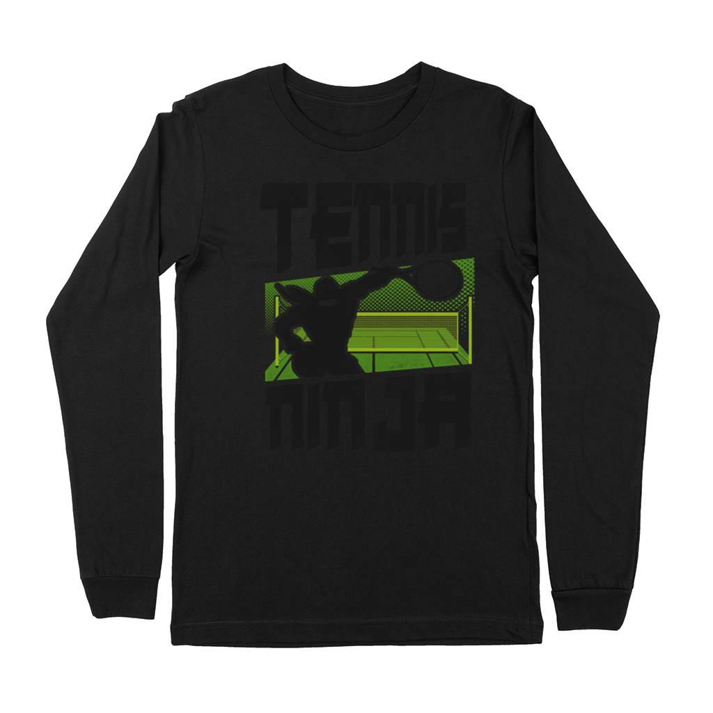 Funny Tennis Player Racket Ninja Premium Long Sleeve