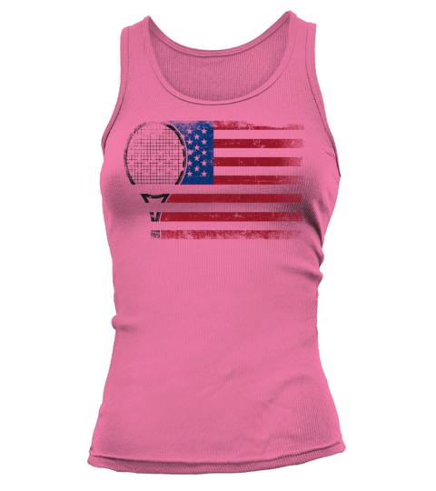 Funny Tennis Player Racket Tank top Woman