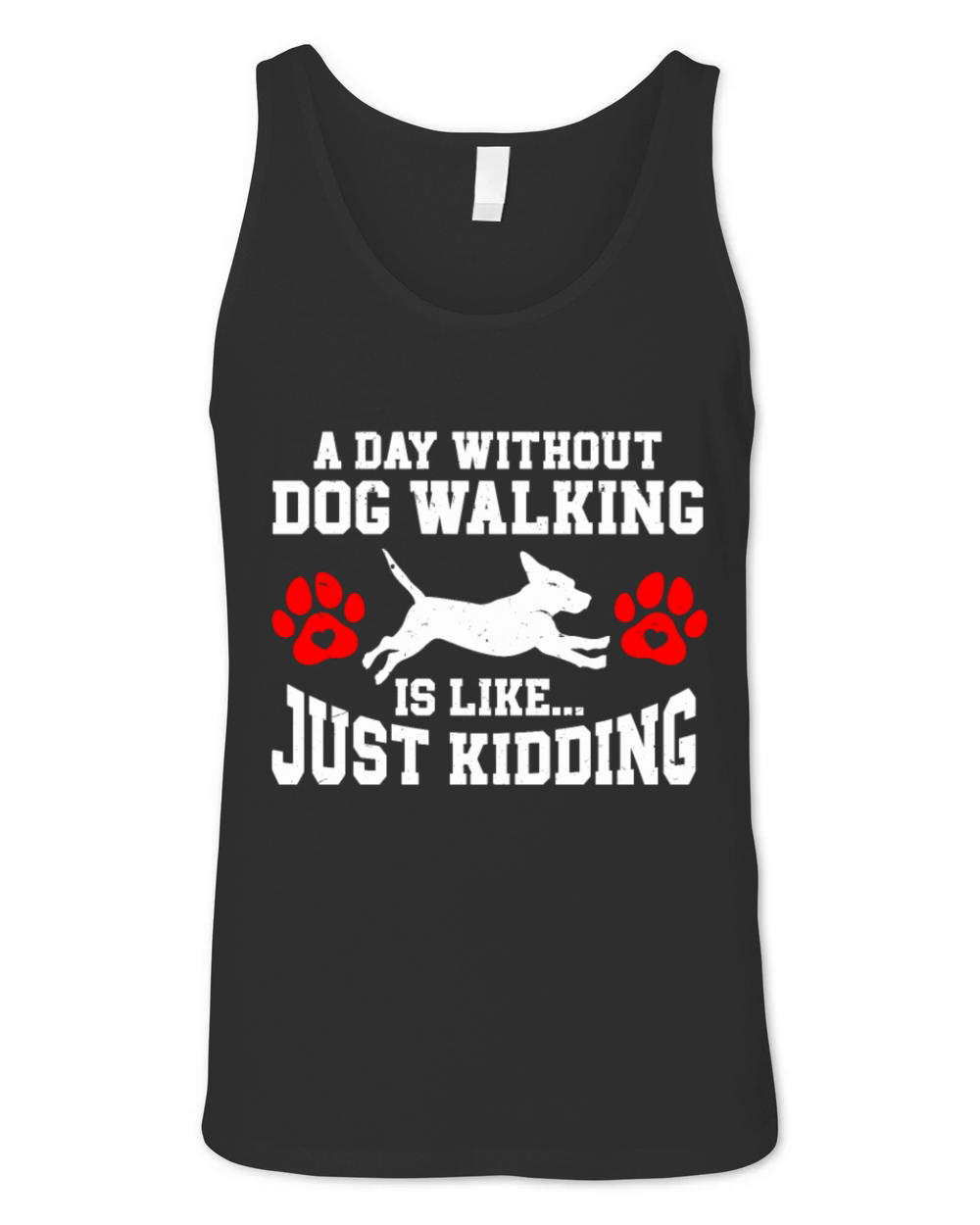 Dog Walker Professional Pet Sitter Dog Walking Unisex Jersey Tank