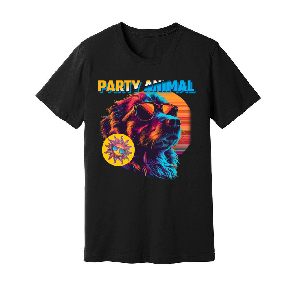 Party Animal Vintage Unisex Jersey Tee
