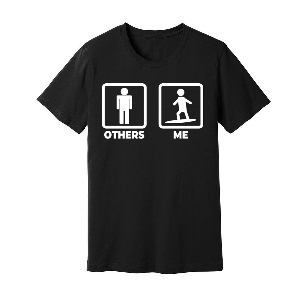 Surfing Stickfigures Unisex Jersey Tee