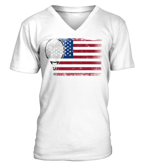 Funny Tennis Player Racket V-Neck T-shirt