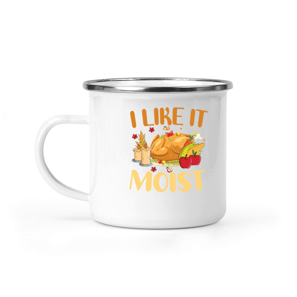 I Like It Moist Thanksgiving Turkey Vintage Thanks Camping Mug
