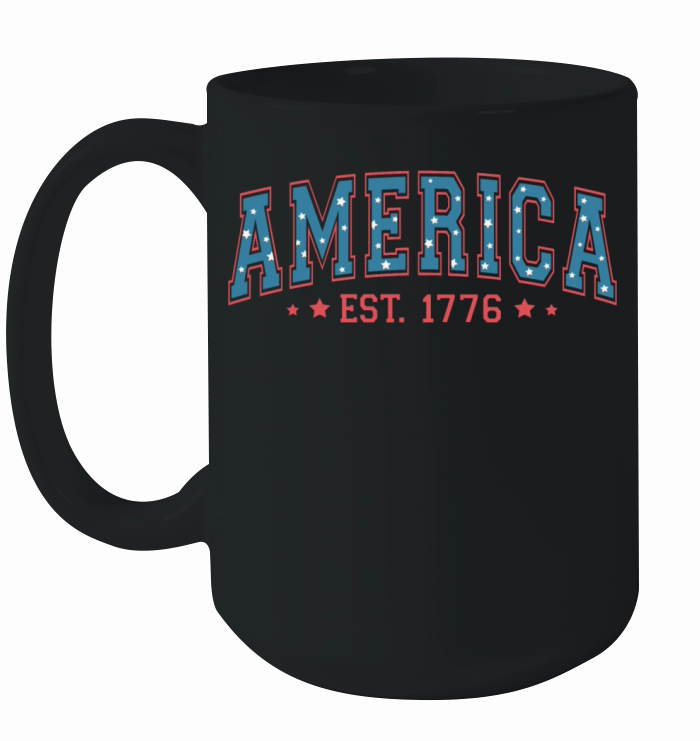 America Est 1776 Ceramic Mug