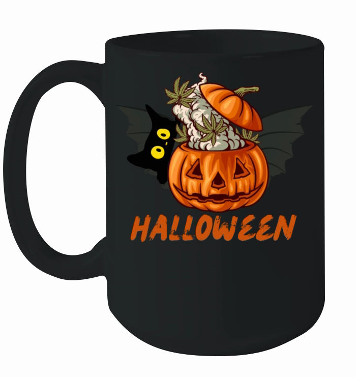 halloween GHOST HAPPY HALLOEEN Ceramic Mug