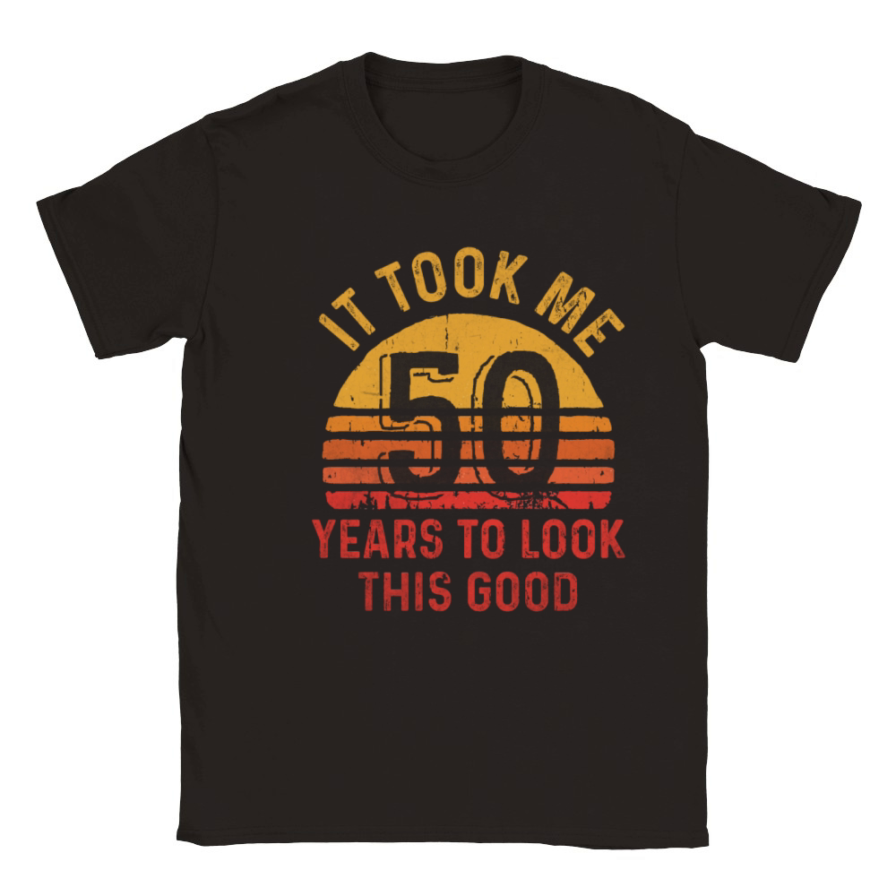It took me 50 years to look this good Vintage Classic Kids Crewneck T-shirt