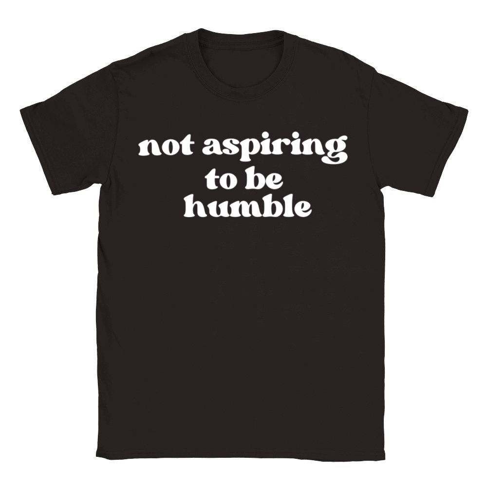 Minimalist Not Aspiring to Be Humble Classic Kids Crewneck T-shirt
