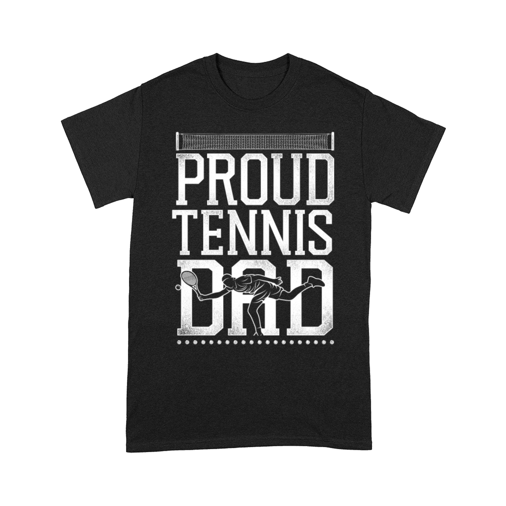 Funny Tennis Player Racket Dad Comfort T-shirt