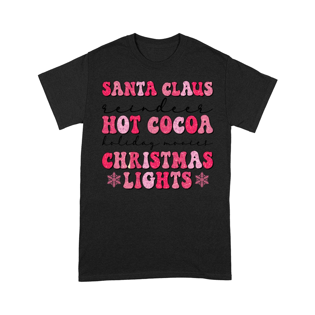Santa Claus Christmas Vibes Santa Girls Women Comfort T-shirt