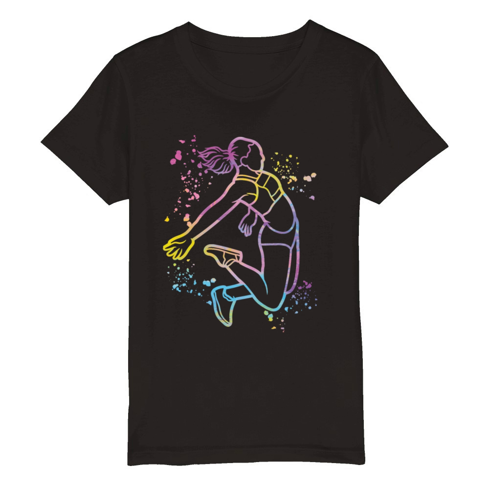 Long Jumper Long Jumping Kids Long Jump Organic Kids Crewneck T-shirt
